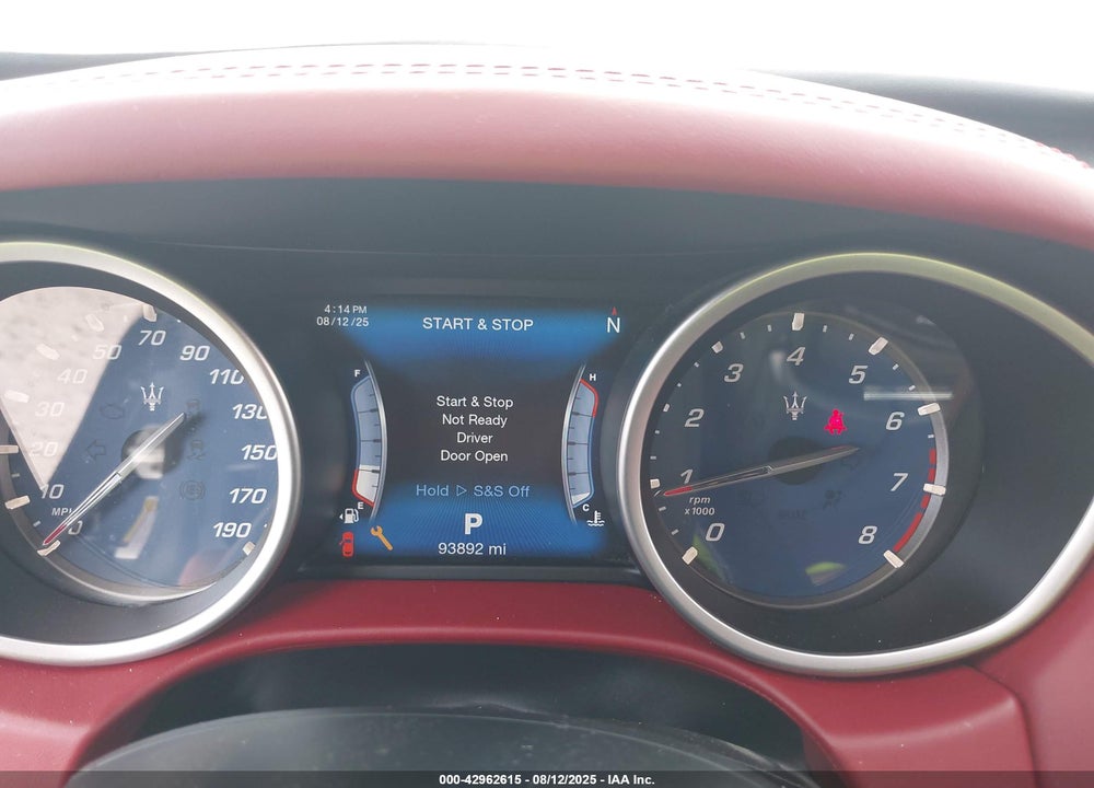 2017 MASERATI GHIBLI S Q4 VIN: ZAM57RTL5H1218772