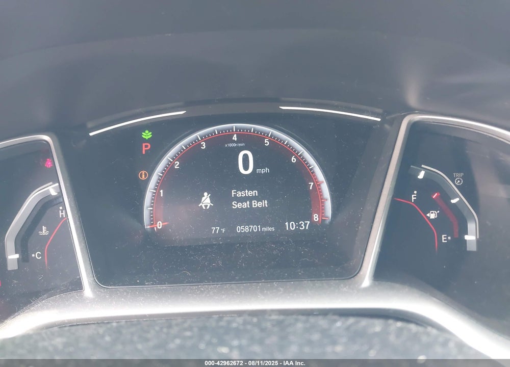 2020 HONDA CIVIC VIN: 2HGFC2F89LH518300