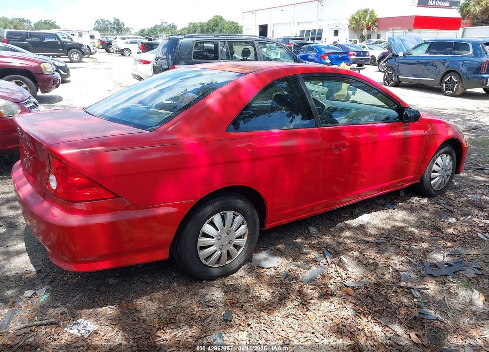 2004 HONDA CIVIC LX VIN: 1HGEM22514L052516