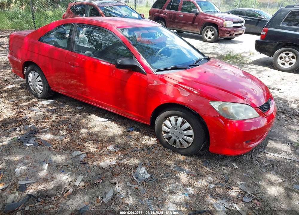 2004 HONDA CIVIC LX VIN: 1HGEM22514L052516