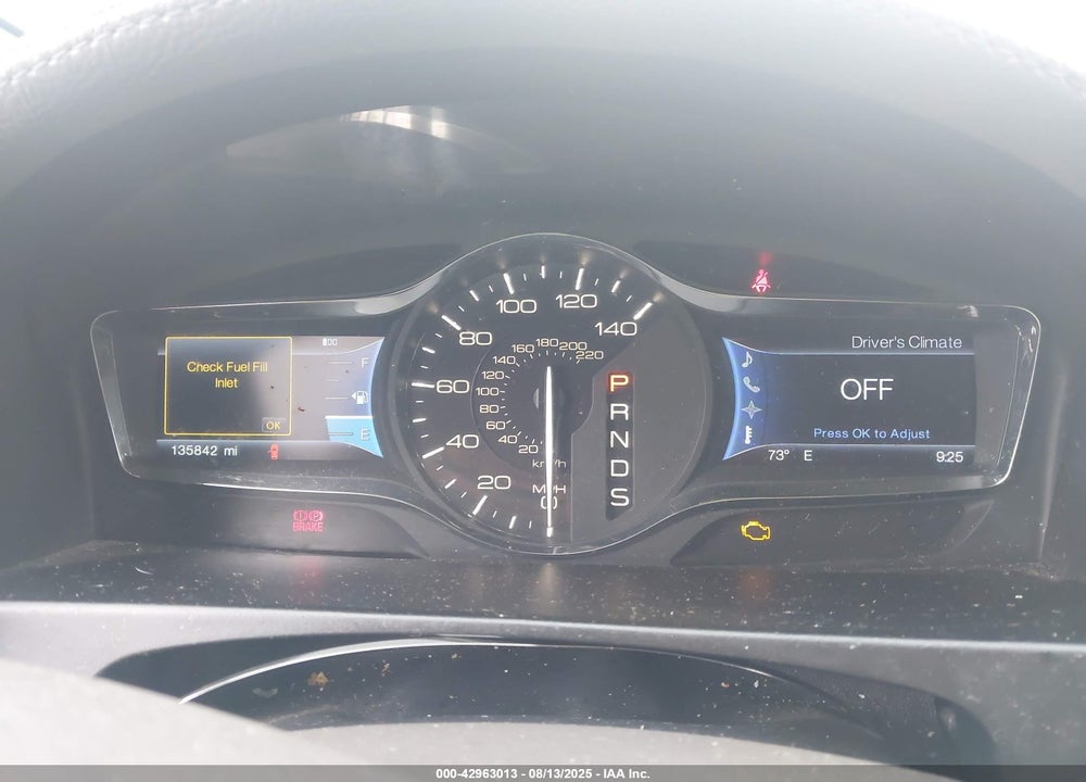 2013 LINCOLN MKX VIN: 2LMDJ6JK5DBL47572