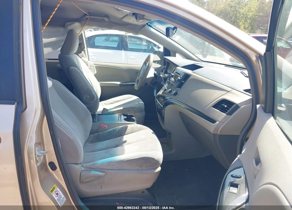 2012 TOYOTA SIENNA LE V6 8 PASSENGER VIN: 5TDKK3DC0CS179912
