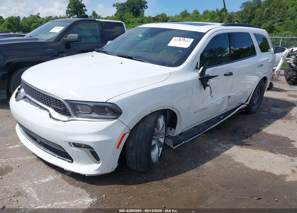 2022 DODGE DURANGO VIN: 1C4RDHEGXNC217660