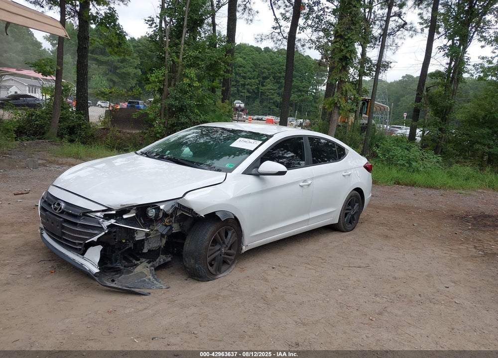 2019 HYUNDAI ELANTRA SEL/VALUE/LIMITED VIN: 5NPD84LF1KH428893