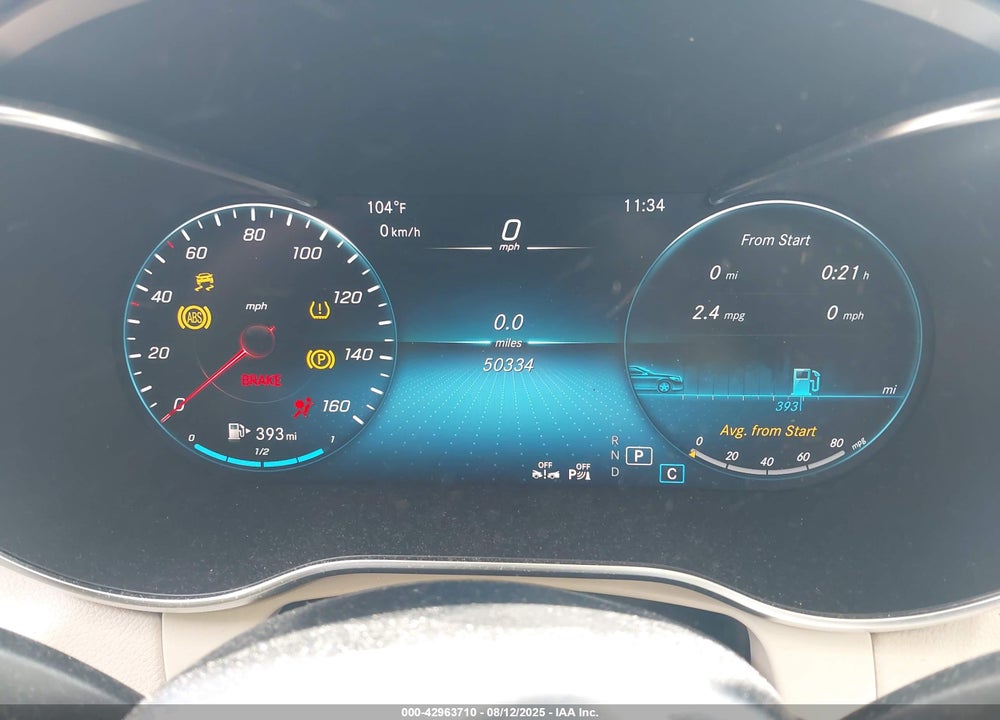 2021 MERCEDES-BENZ GLC CLASS VIN: W1N0G8EB9MF878705