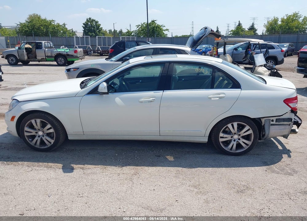 2009 MERCEDES-BENZ C CLASS VIN: WDDGF81X19F261502