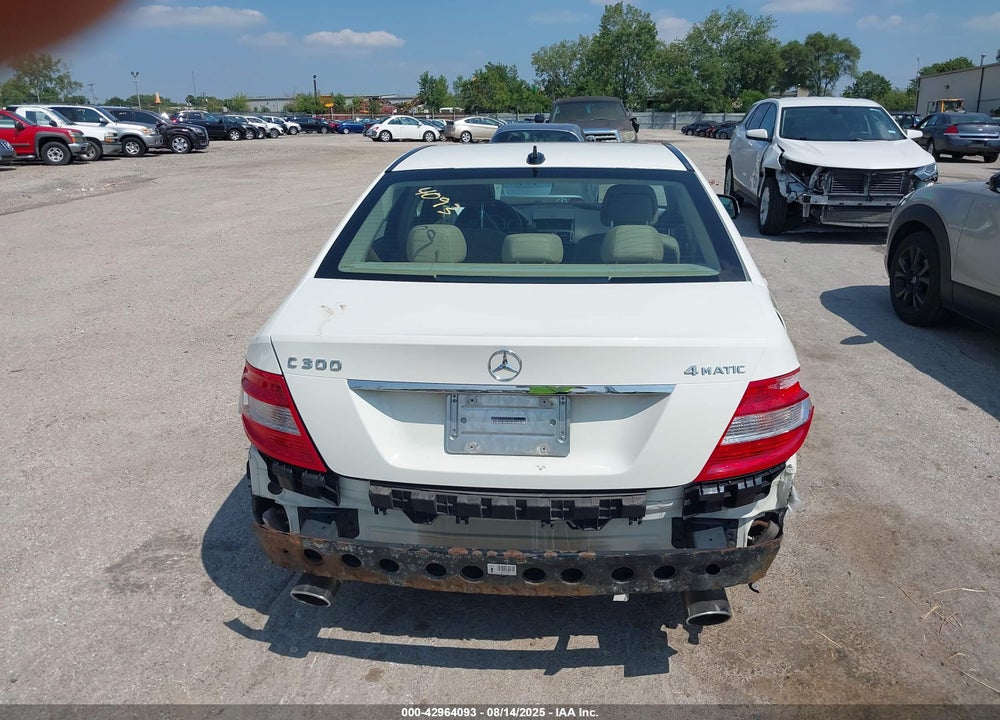 2009 MERCEDES-BENZ C CLASS VIN: WDDGF81X19F261502