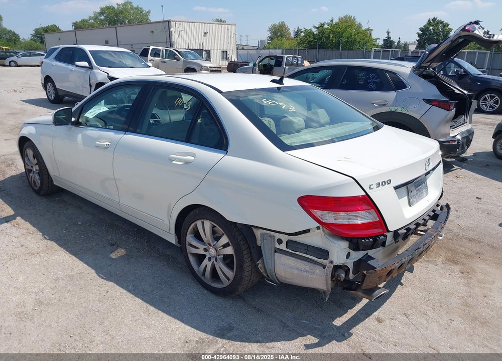 2009 MERCEDES-BENZ C CLASS VIN: WDDGF81X19F261502