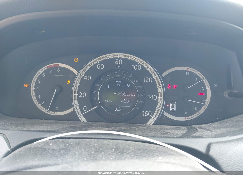 2013 HONDA ACCORD VIN: 1HGCR2E39DA079509