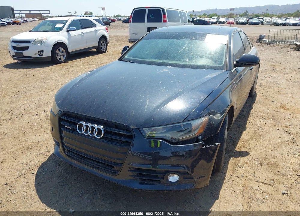 2012 AUDI A6 VIN: WAUGGAFCXCN151272