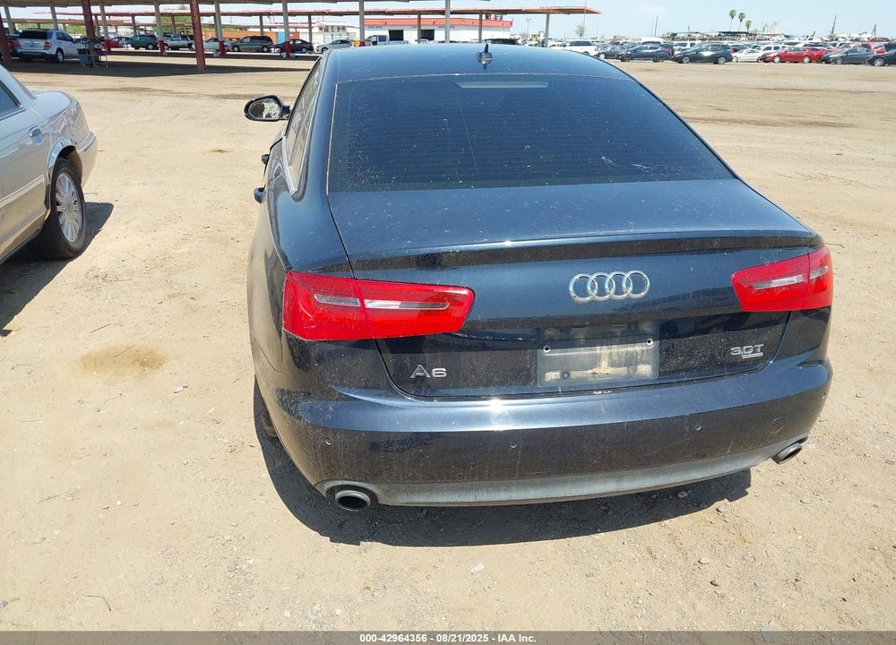 2012 AUDI A6 VIN: WAUGGAFCXCN151272