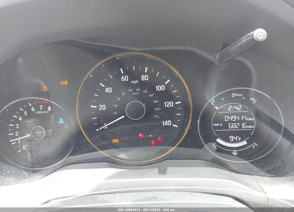 2017 HONDA HR-V VIN: 3CZRU6H30HG709963