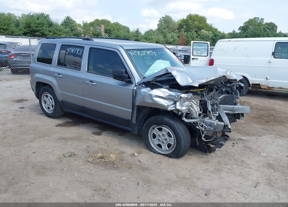 2016 JEEP PATRIOT SPORT VIN: 1C4NJPBB9GD765284