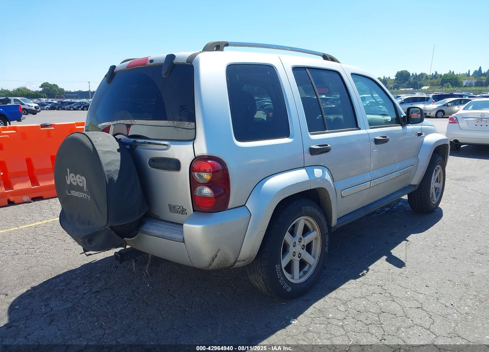 2006 JEEP LIBERTY LIMITED EDITION VIN: 1J4GL58K06W148626