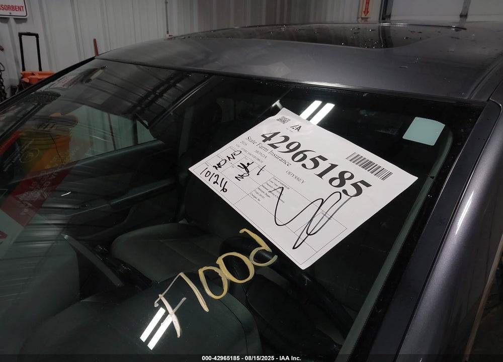 2016 HONDA ODYSSEY EX-L VIN: 5FNRL5H67GB108650
