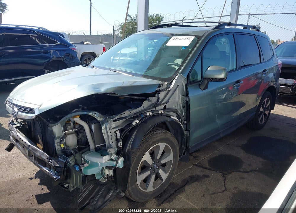 2018 SUBARU FORESTER VIN: JF2SJAGC5JH580636