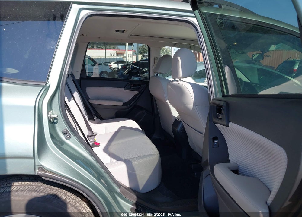 2018 SUBARU FORESTER VIN: JF2SJAGC5JH580636