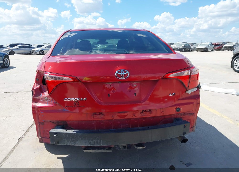 2017 TOYOTA COROLLA VIN: 5YFBURHE0HP665709