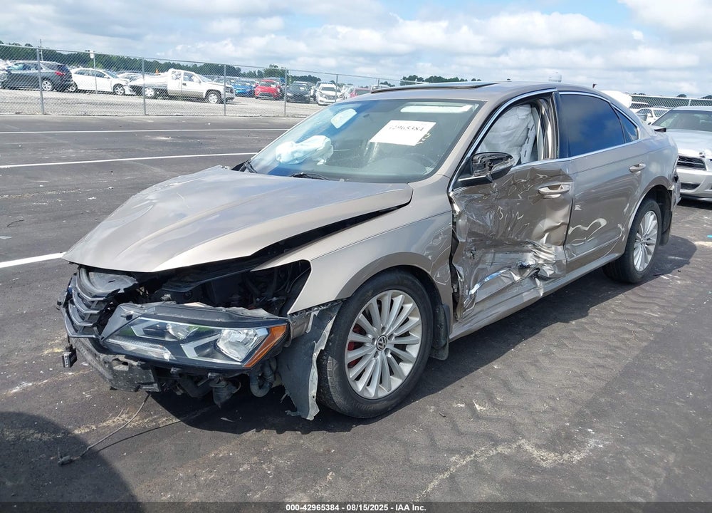 2016 VOLKSWAGEN PASSAT VIN: 1VWBT7A38GC016650