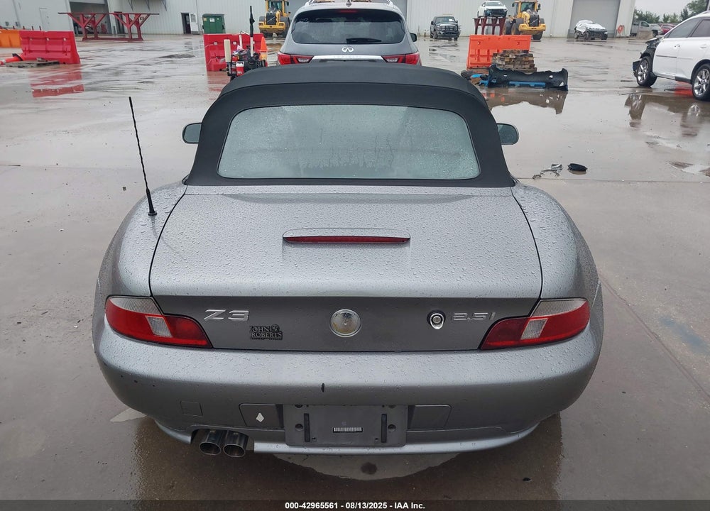 2002 BMW Z3 2.5I VIN: 4USCN33472LM05458