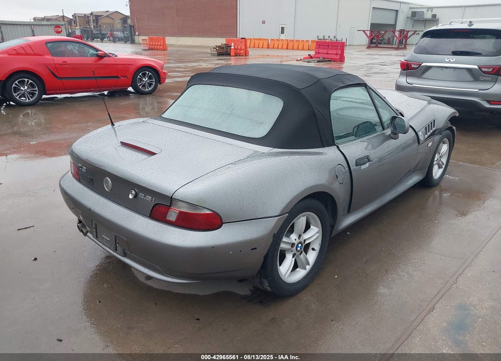 2002 BMW Z3 2.5I VIN: 4USCN33472LM05458