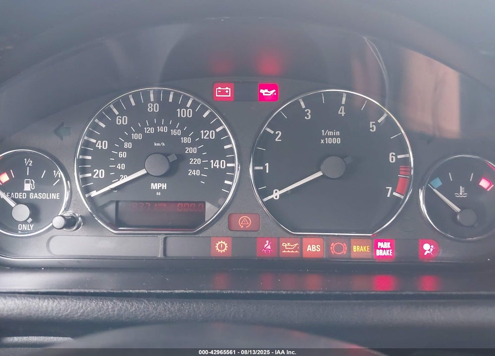2002 BMW Z3 2.5I VIN: 4USCN33472LM05458