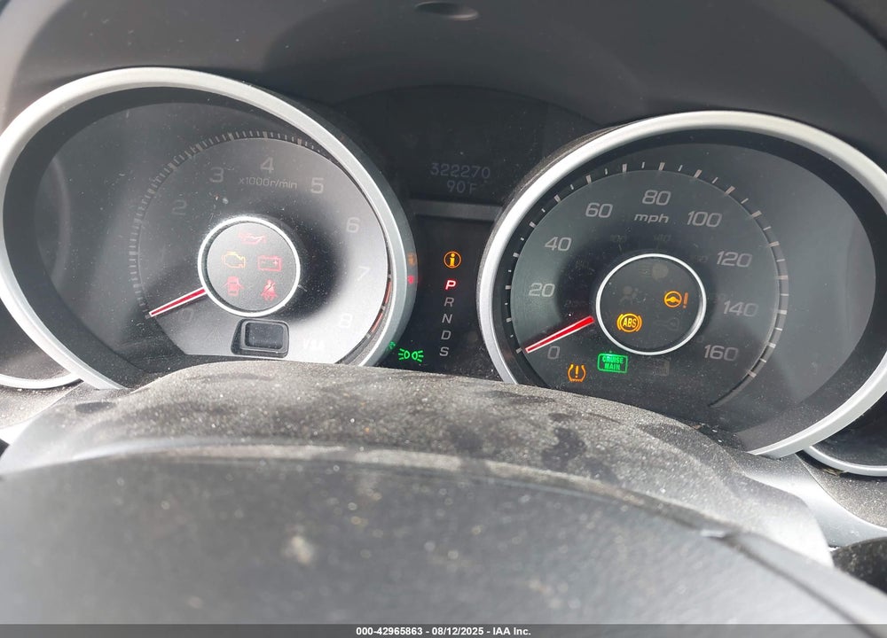 2009 ACURA TL VIN: 19UUA86529A006858