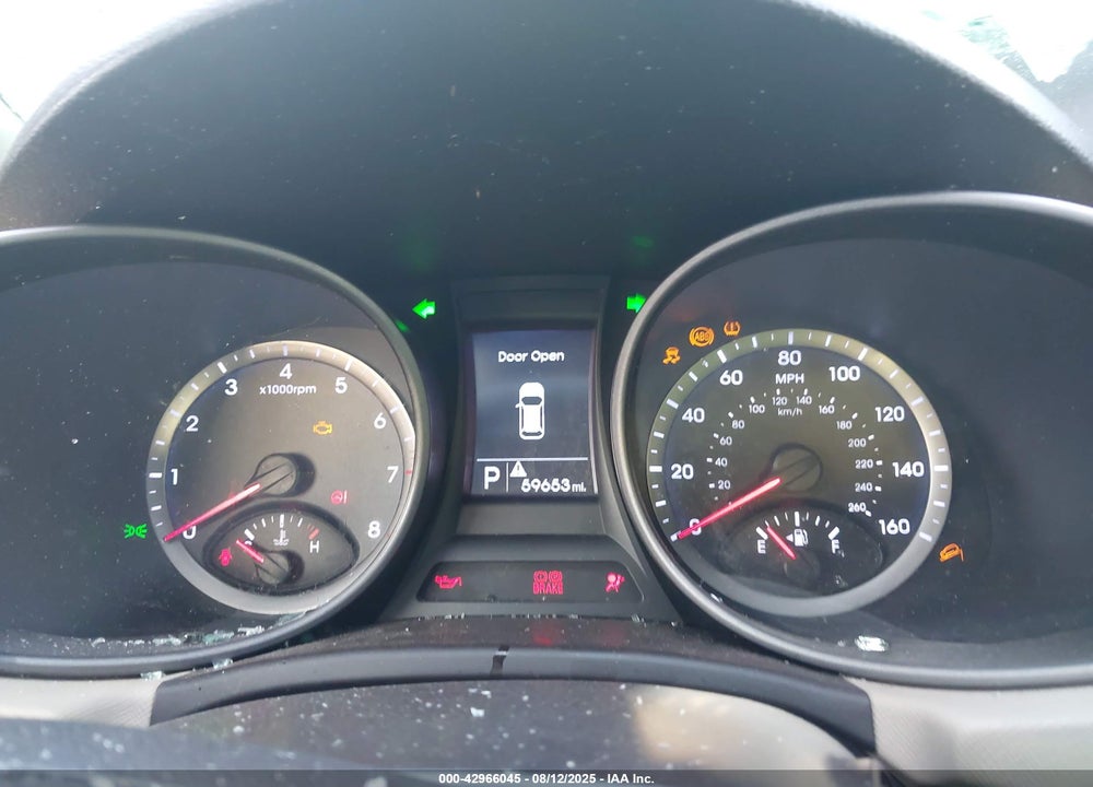 2014 HYUNDAI SANTA FE VIN: 5XYZT3LBXEG216713