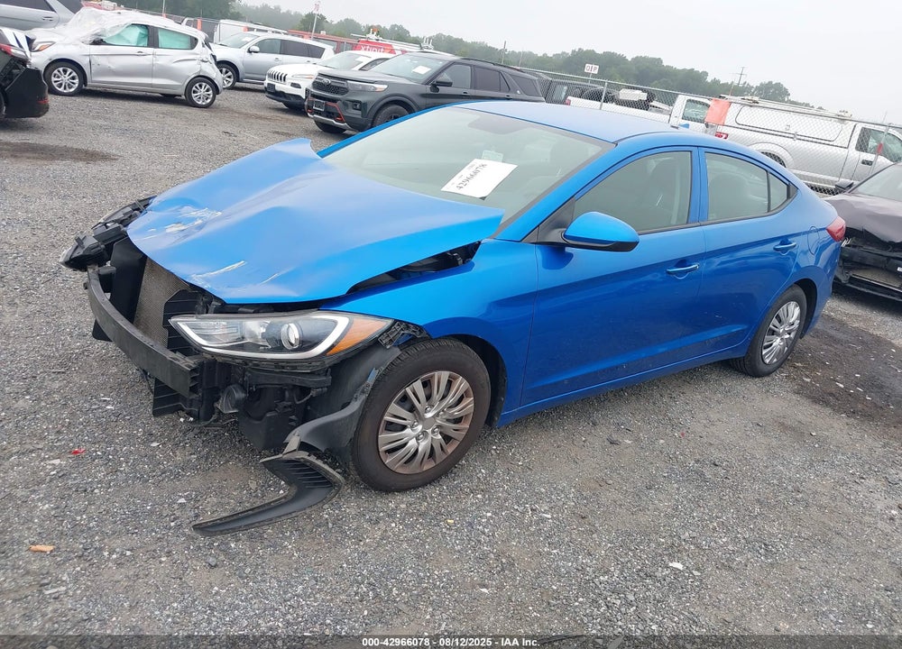 2017 HYUNDAI ELANTRA SE VIN: KMHD74LF9HU392982