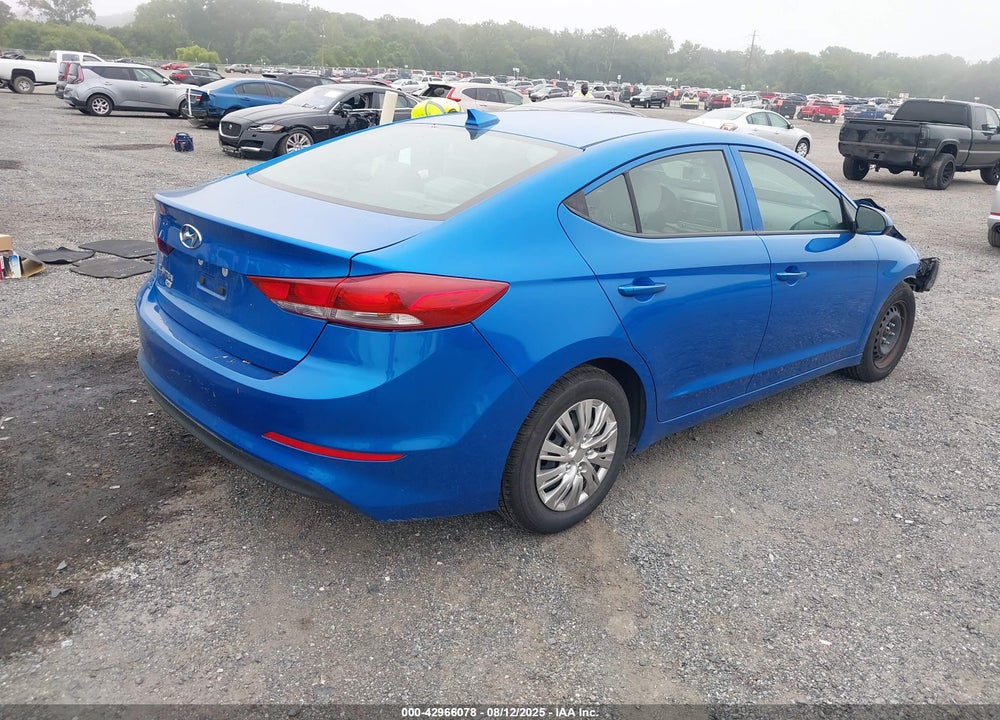 2017 HYUNDAI ELANTRA SE VIN: KMHD74LF9HU392982