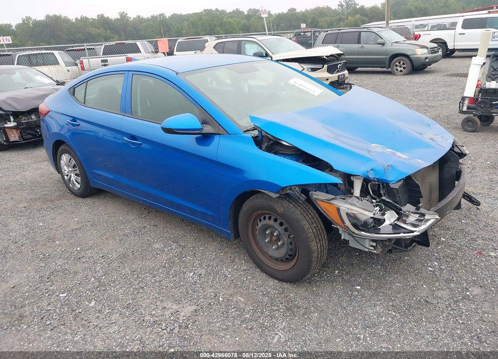 2017 HYUNDAI ELANTRA SE VIN: KMHD74LF9HU392982