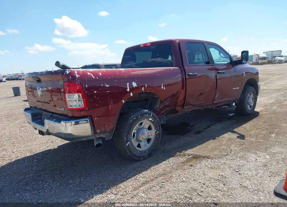 2022 RAM 2500 LONE STAR 4X4 6'4 BOX VIN: 3C6UR5DL9NG324177