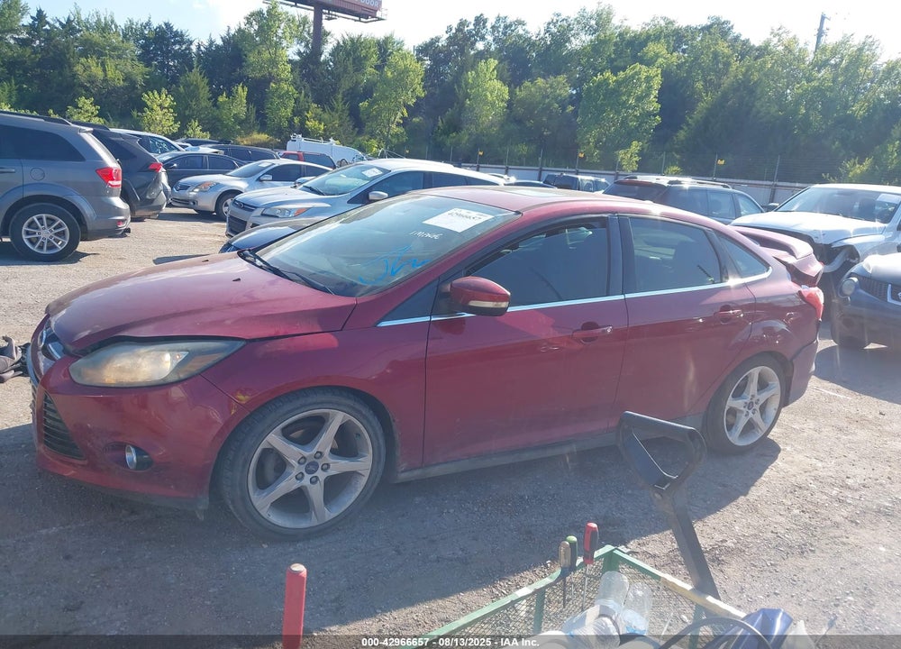 2014 FORD FOCUS TITANIUM VIN: 1FADP3J29EL241355