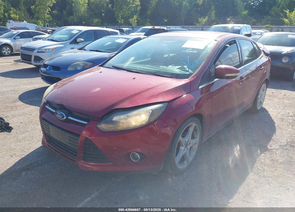 2014 FORD FOCUS TITANIUM VIN: 1FADP3J29EL241355