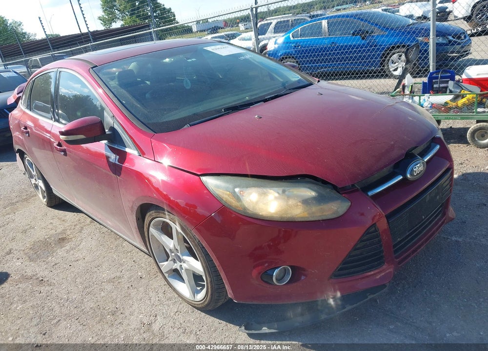 2014 FORD FOCUS TITANIUM VIN: 1FADP3J29EL241355