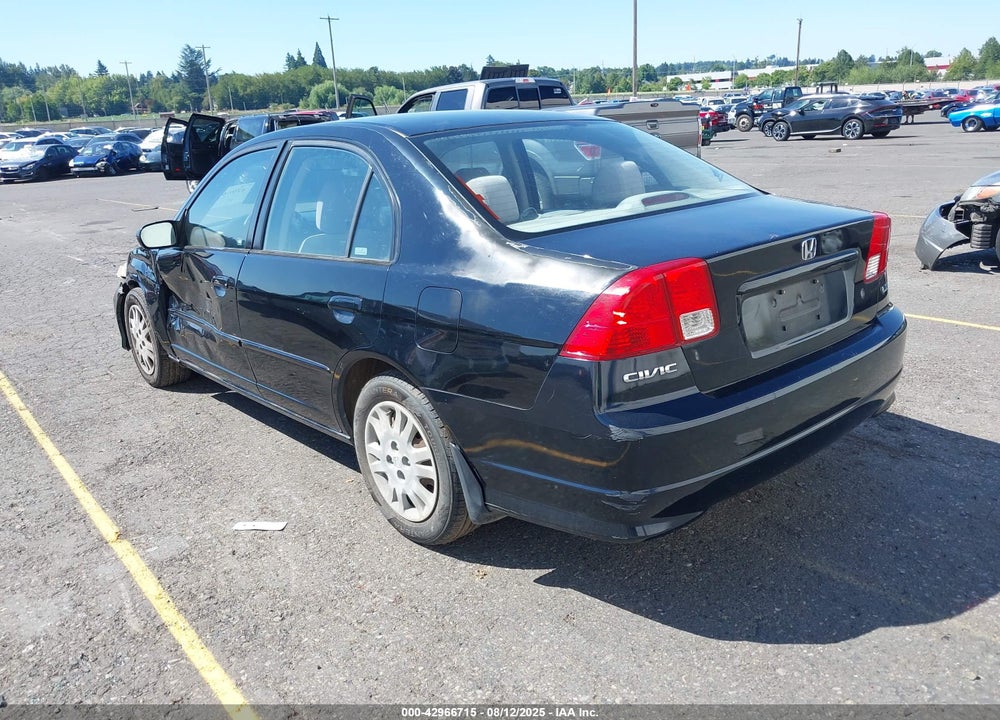 2005 HONDA CIVIC LX VIN: JHMES16535S004076