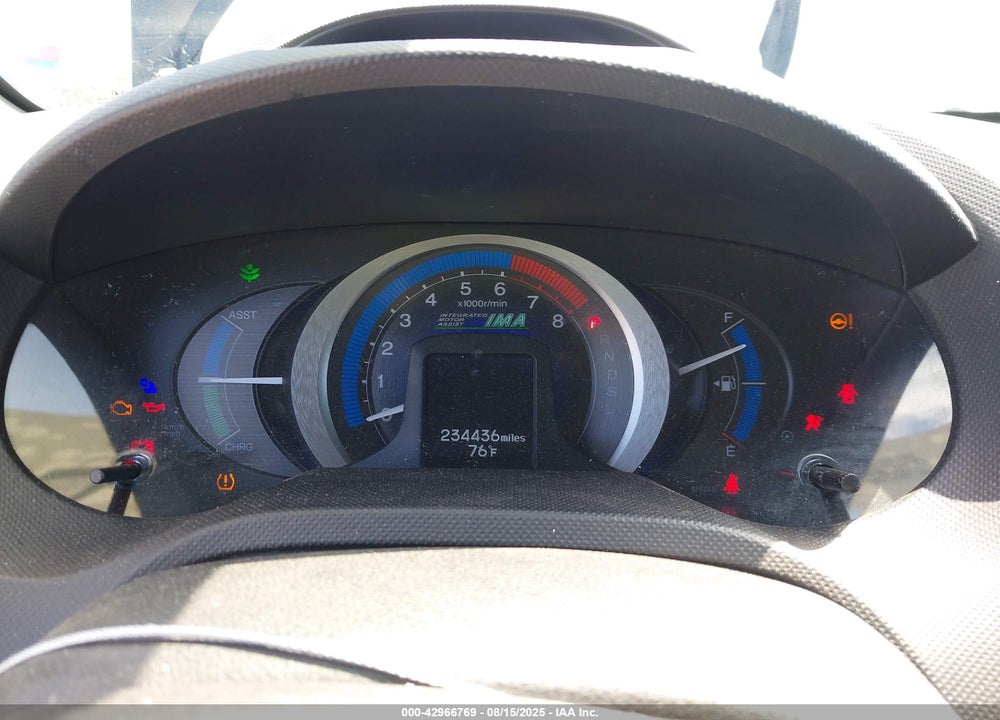 2011 HONDA INSIGHT VIN: JHMZE2H50BS008562