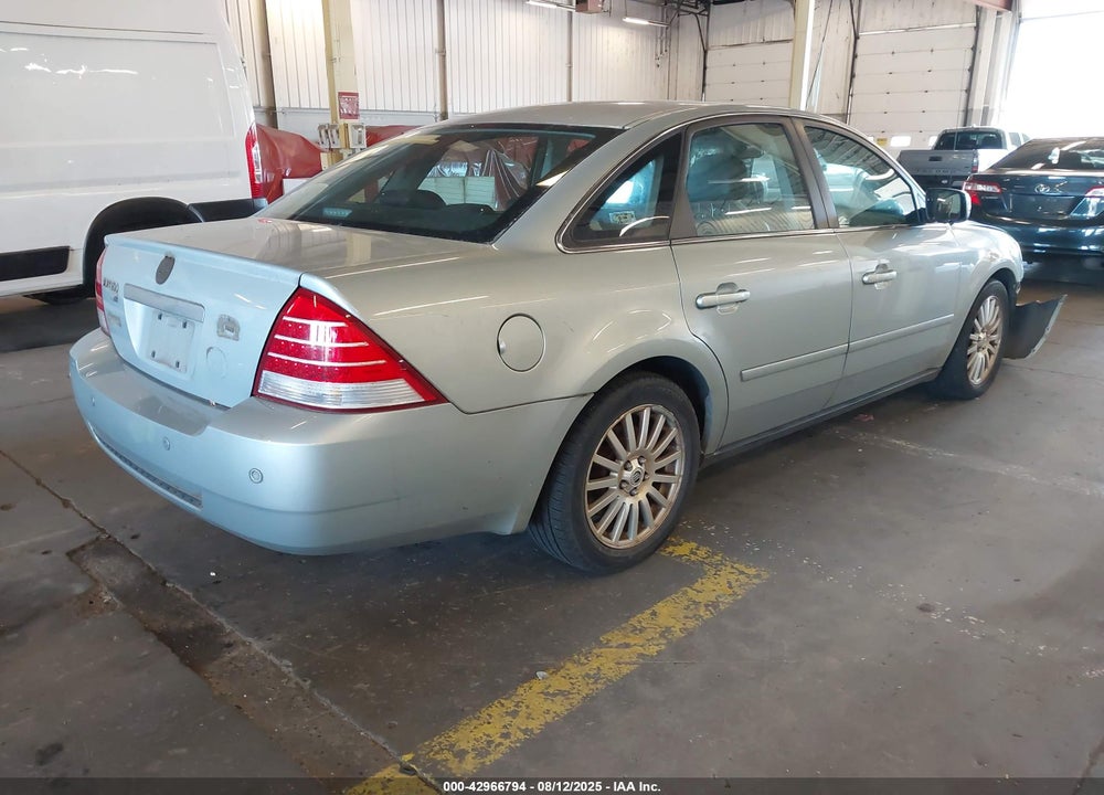 2006 MERCURY MONTEGO PREMIER VIN: 1MEHM42166G609578