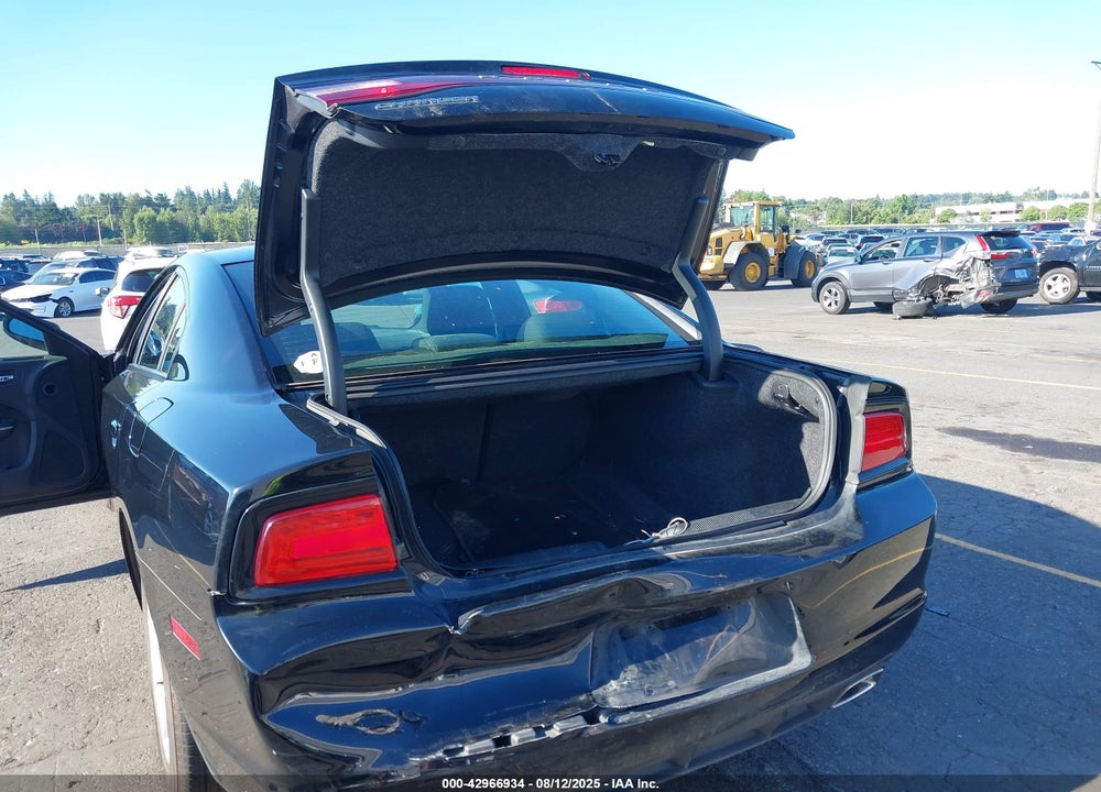 2013 DODGE CHARGER SE VIN: 2C3CDXBG5DH734921