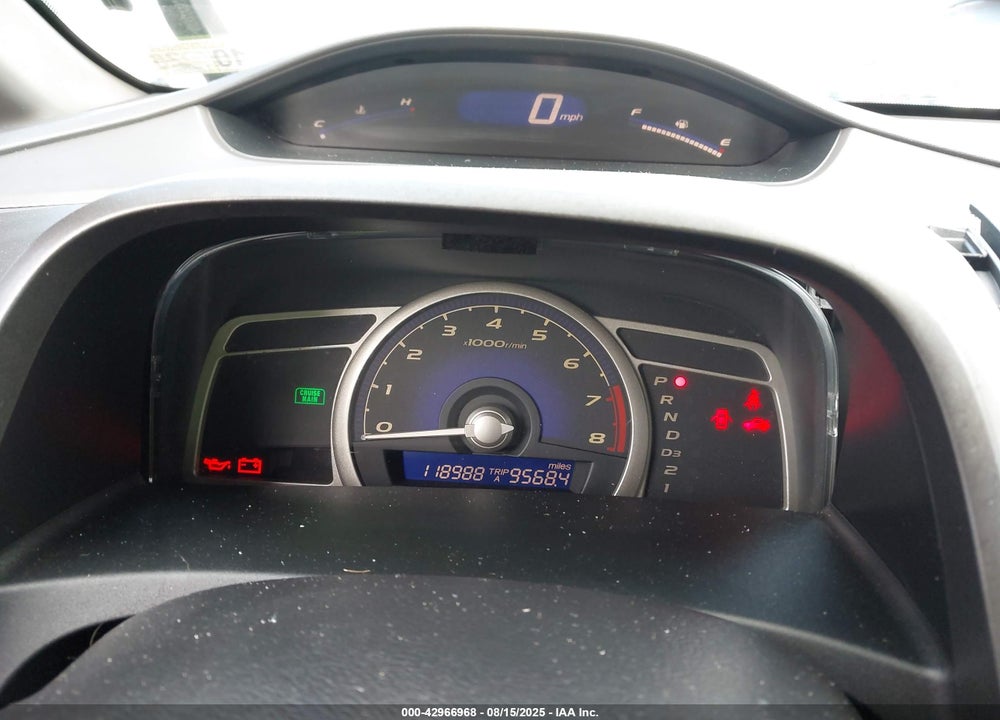 2009 HONDA CIVIC VIN: 19XFA16889E015294