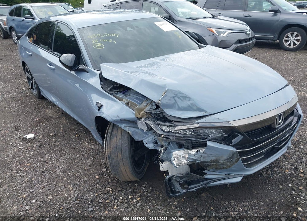 2022 HONDA ACCORD VIN: 1HGCV1F36NA104212