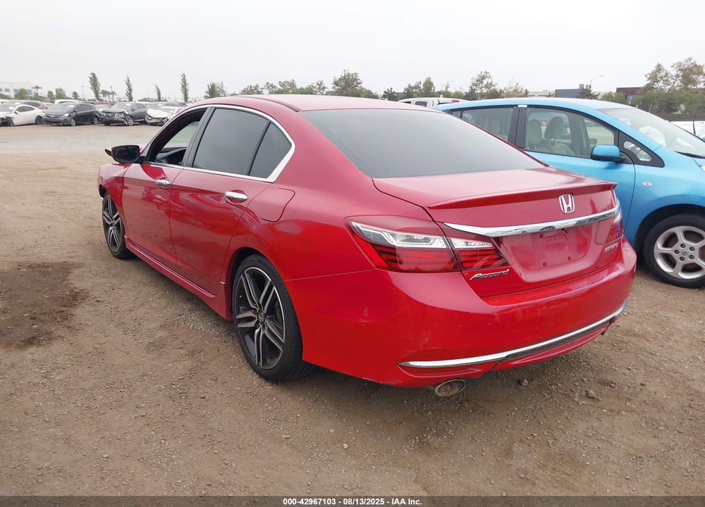 2016 HONDA ACCORD VIN: 1HGCR2F50GA207186