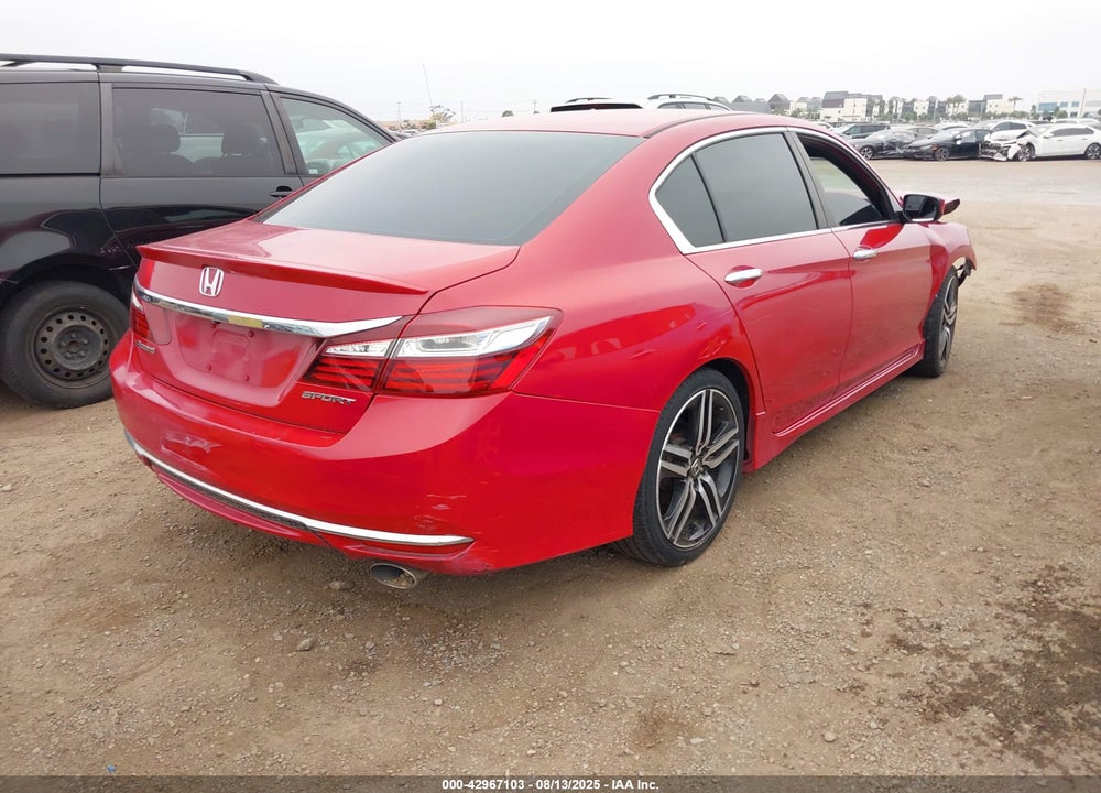 2016 HONDA ACCORD VIN: 1HGCR2F50GA207186