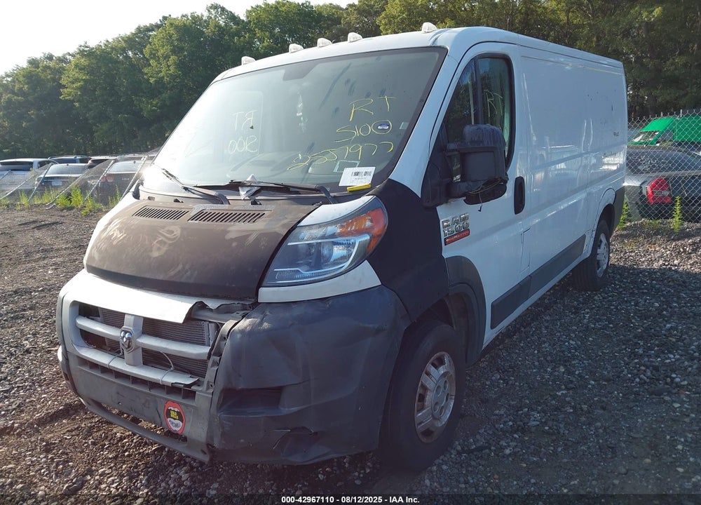 2014 RAM PROMASTER 1500 LOW ROOF VIN: 3C6TRVAG5EE116683