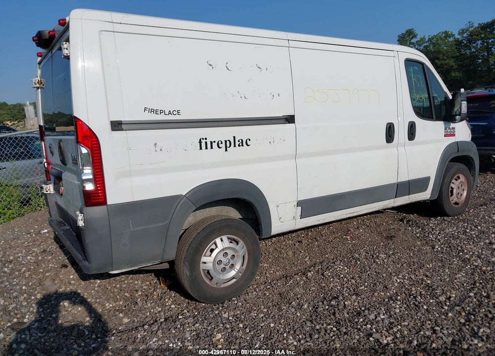 2014 RAM PROMASTER 1500 LOW ROOF VIN: 3C6TRVAG5EE116683