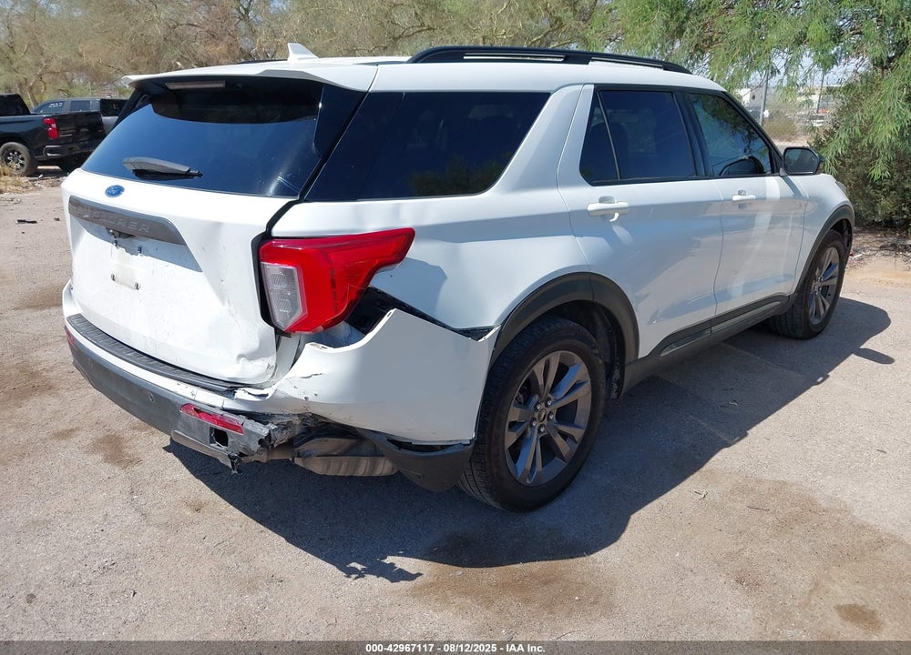 2022 FORD EXPLORER XLT VIN: 1FMSK7DH6NGA01031