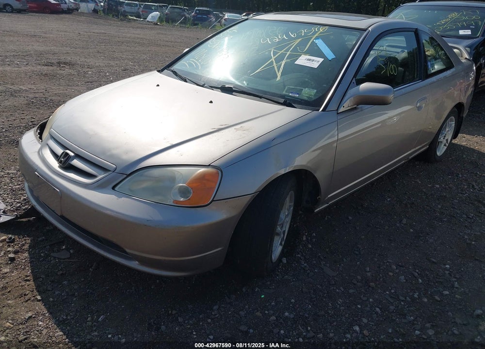 2002 HONDA CIVIC EX VIN: 1HGEM22972L020623