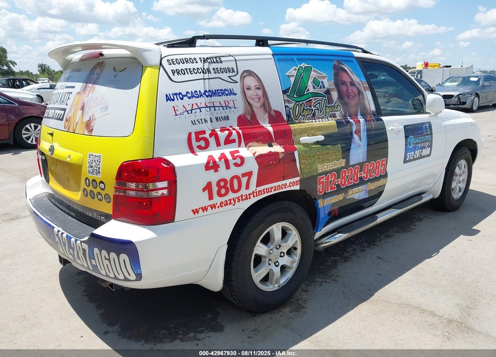 2001 TOYOTA HIGHLANDER V6 VIN: JTEGF21AX10008734