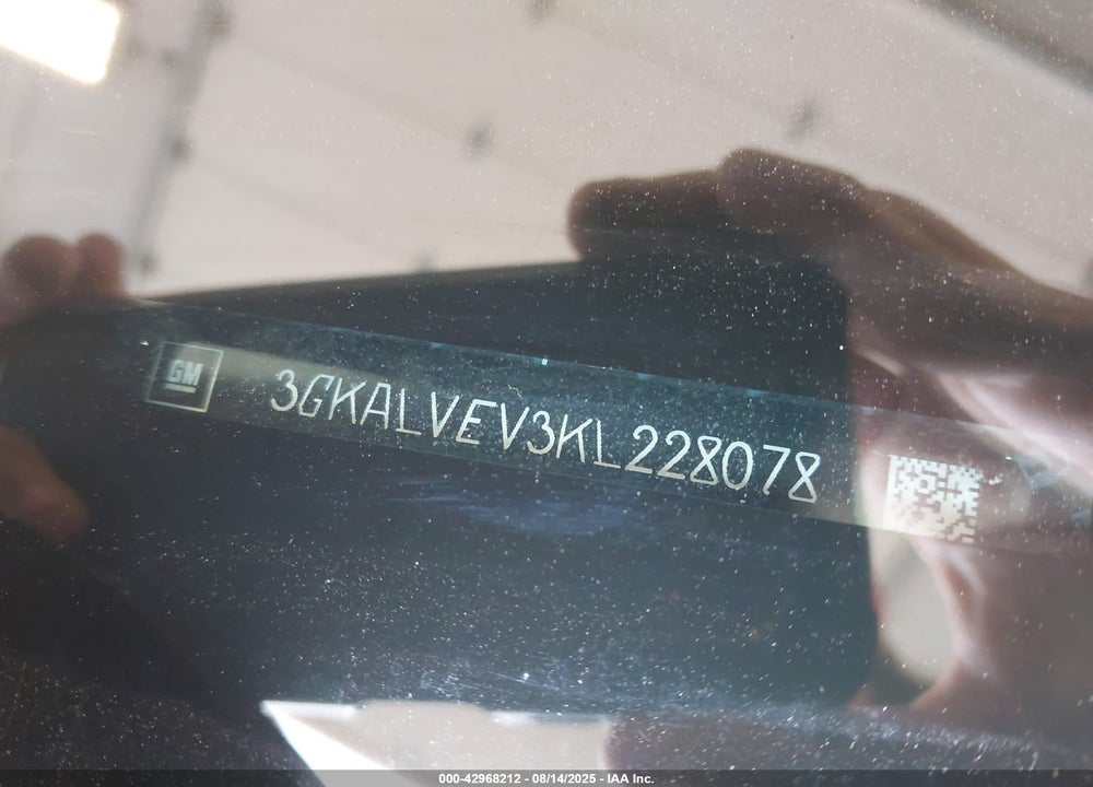 2019 GMC TERRAIN SLT VIN: 3GKALVEV3KL228078