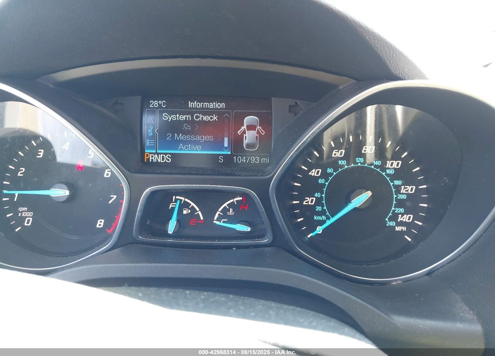 2016 FORD ESCAPE S VIN: 1FMCU0F7XGUC00131